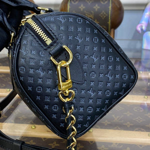 LV M22595 Louis Vuitton Speedy Bandouliere 20 Handbag Black - Default Title - View 5