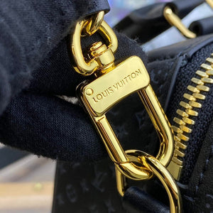 LV M22595 Louis Vuitton Speedy Bandouliere 20 Handbag Black - Default Title - View 7
