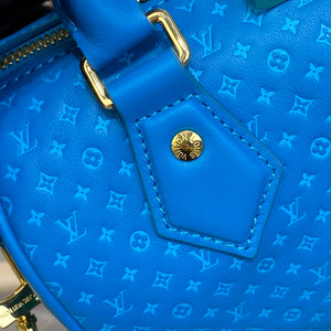 LV M22596 Louis Vuitton Speedy Bandouliere 20 Handbag Blue - Default Title - View 8