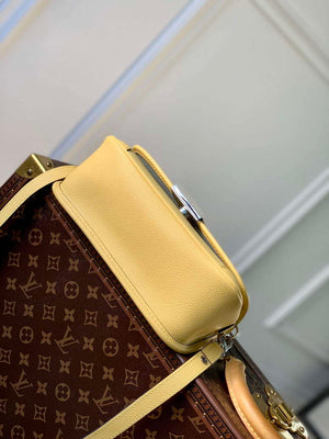 LV M22618 Louis Vuitton Buci Handbag Epi Leather Jaune Plume Yellow - Default Title - View 4