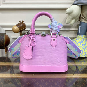 LV M22620 Louis Vuitton Alma BB Epi Handbag Light Pink - Default Title - View 1