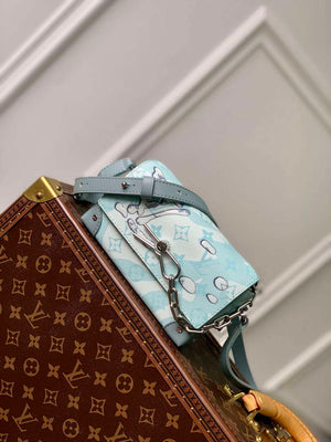 LV M22637 Louis Vuitton Steamer Wearable Wallet Crystal Blue - Default Title - View 1