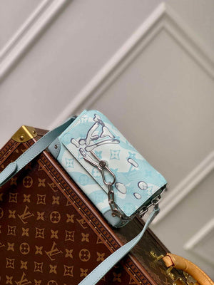 LV M22637 Louis Vuitton Steamer Wearable Wallet Crystal Blue - Default Title - View 2