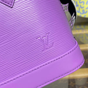 LV M22642 Louis Vuitton Alma BB Epi Handbag Lilas Provence Lilac - Default Title - View 5