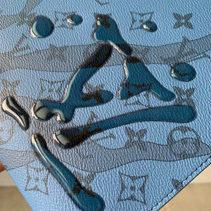 LV M22763 Louis Vuitton Pochette Voyage MM Bag Abyss Blue - Default Title - View 5