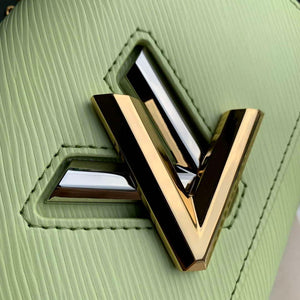 LV M22768 Louis Vuitton Twist PM Handbag Vert Noto Green - Default Title - View 6