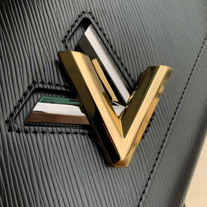 LV M22773 Louis Vuitton Twist MM Handbag Black - Default Title - View 5