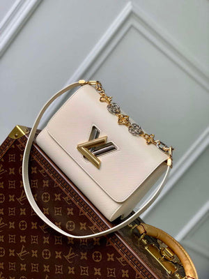 LV M22774 Louis Vuitton Twist MM Handbag Quartz - Default Title - View 1