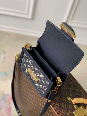 LV M22826 Louis Vuitton Mini Dauphine Handbag Blue - Default Title - View 7