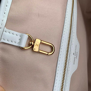 LV M22839 Louis Vuitton Neverfull MM Tote Bag White - Default Title - View 5