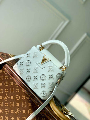 LV M22863 Louis Vuitton Capucines Mini Handbag White - Default Title - View 1
