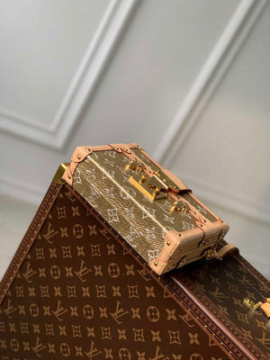 LV M22882 Louis Vuitton Petite Malle Handbag Beige - Default Title - View 4