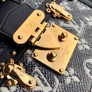 LV M22882 Louis Vuitton Petite Malle Handbag Blue - Default Title - View 5