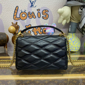LV M22891 Louis Vuitton GO-14 MM Bag Black - Default Title - View 2