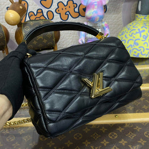 LV M22891 Louis Vuitton GO-14 MM Bag Black - Default Title - View 5