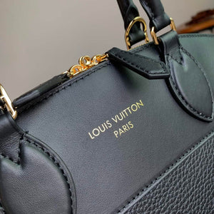 LV M22914 Louis Vuitton Lock It MM Bag Black - Default Title - View 6