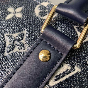 LV M22923 Louis Vuitton Keepall Bandouliere 45 Bag Blue - Default Title - View 5