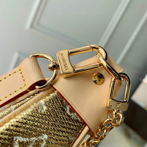 LV M22928 Louis Vuitton Loop PM Baguette Handbag Beige - Default Title - View 6