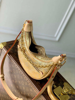 LV M22928 Louis Vuitton Loop PM Baguette Handbag Beige - Default Title - View 8