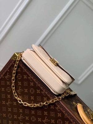 LV M22942 Louis Vuitton Pochette M¨¦tis East West Handbag Cr¨¨me Beige - Default Title - View 2