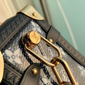 LV M22944 Louis Vuitton Side Trunk Handbag Blue - Default Title - View 5