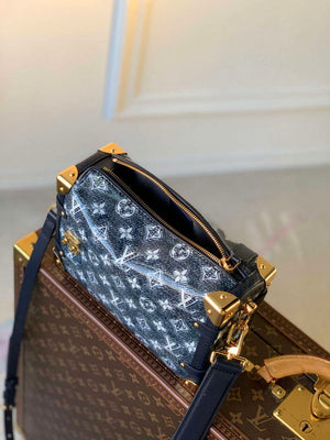 LV M22944 Louis Vuitton Side Trunk Handbag Blue - Default Title - View 7