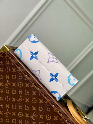 LV M22976 Louis Vuitton OnTheGo PM Handbag Blue - Default Title - View 4