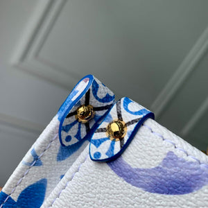 LV M22976 Louis Vuitton OnTheGo PM Handbag Blue - Default Title - View 5
