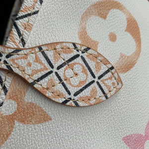 LV M22978 Louis Vuitton M22979 Neverfull MM Tote Bag Apricot - Default Title - View 5