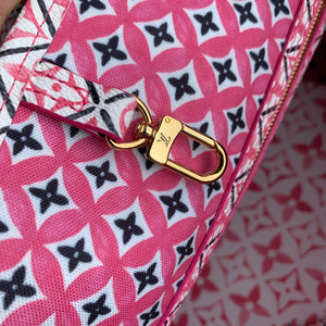 LV M22980 Louis Vuitton Neverfull MM Tote Bag Pink - Default Title - View 7