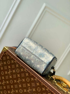 LV M23069 Louis Vuitton Speedy Bandouliere 20 Handbag Blue - Default Title - View 4