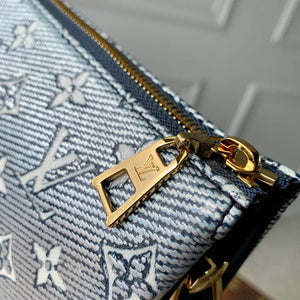 LV M23071 Louis Vuitton Coussin PM Handbag Blue - Default Title - View 4