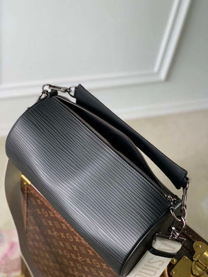 LV M23092 Louis Vuitton Soft Polochon Cross-body Bag Black - Default Title - View 8