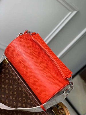 LV M23092 Louis Vuitton Soft Polochon Cross-body Bag Red - Default Title - View 1