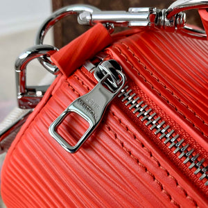 LV M23092 Louis Vuitton Soft Polochon Cross-body Bag Red - Default Title - View 6
