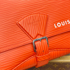 LV M23097 Louis Vuitton Montsouris Messenger Bag Orange - Default Title - View 5