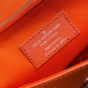 LV M23097 Louis Vuitton Montsouris Messenger Bag Orange - Default Title - View 8