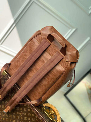 LV M23099 Louis Vuitton Montsouris Backpack Bag Cognac - Default Title - View 3