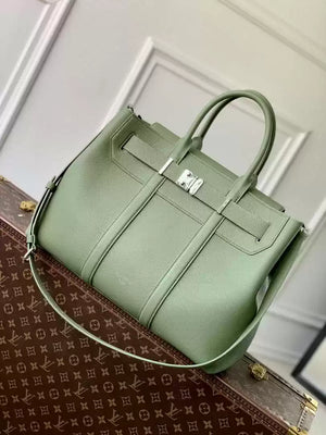 LV M23154 Louis Vuitton Georges Tote MM H30 Green - Default Title - View 1
