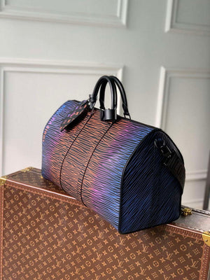 LV M23174 Louis Vuitton Keepall Bandouliere 50 Bag Gradient Electric Sun - Default Title - View 3
