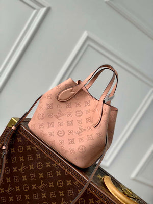 LV M23196 Louis Vuitton Blossom PM Mahina Tote Bag Pink - Default Title - View 3