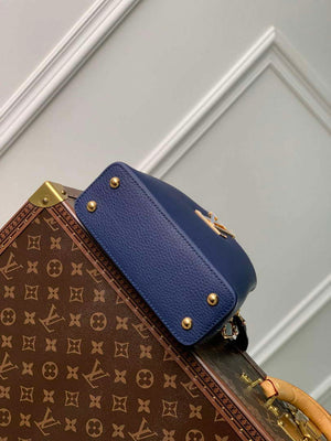 LV M23199 Louis Vuitton Capucines Mini Handbag French Blue - Default Title - View 4