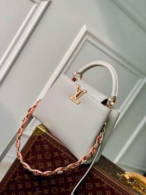 LV M23280 Louis Vuitton Capucines BB Handbag Ice Grey - Default Title - View 2