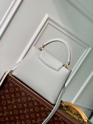 LV M23280 Louis Vuitton Capucines BB Handbag Ice Grey - Default Title - View 3