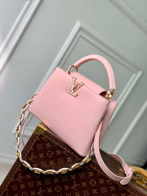 LV M23363 Louis Vuitton Capucines BB Handbag Jasmine Pink - Default Title - View 2