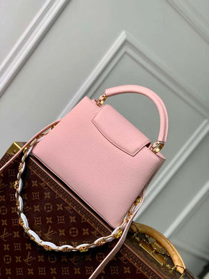 LV M23363 Louis Vuitton Capucines BB Handbag Jasmine Pink - Default Title - View 3