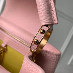 LV M23363 Louis Vuitton Capucines BB Handbag Jasmine Pink - Default Title - View 9