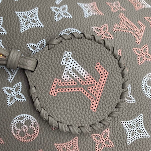 LV M23387 Louis Vuitton Blossom MM Tote Bag Gray - Default Title - View 9