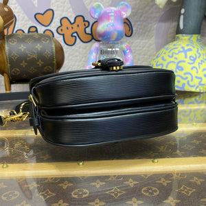 LV M23469 Louis Vuitton Saumur BB Saddle Bag Black - Default Title - View 4