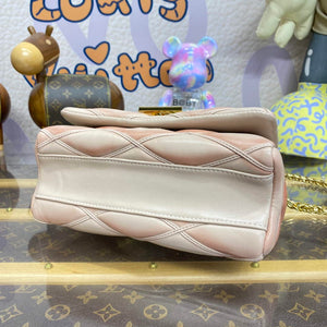 LV M23568 Louis Vuitton GO-14 MM Bag Beige/Pink - Default Title - View 4
